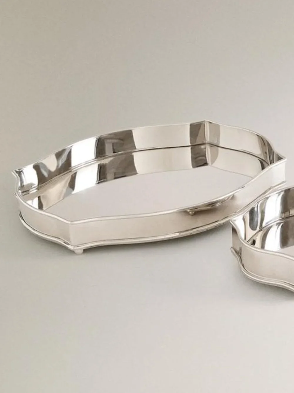Zara Silver Tray - Large Only